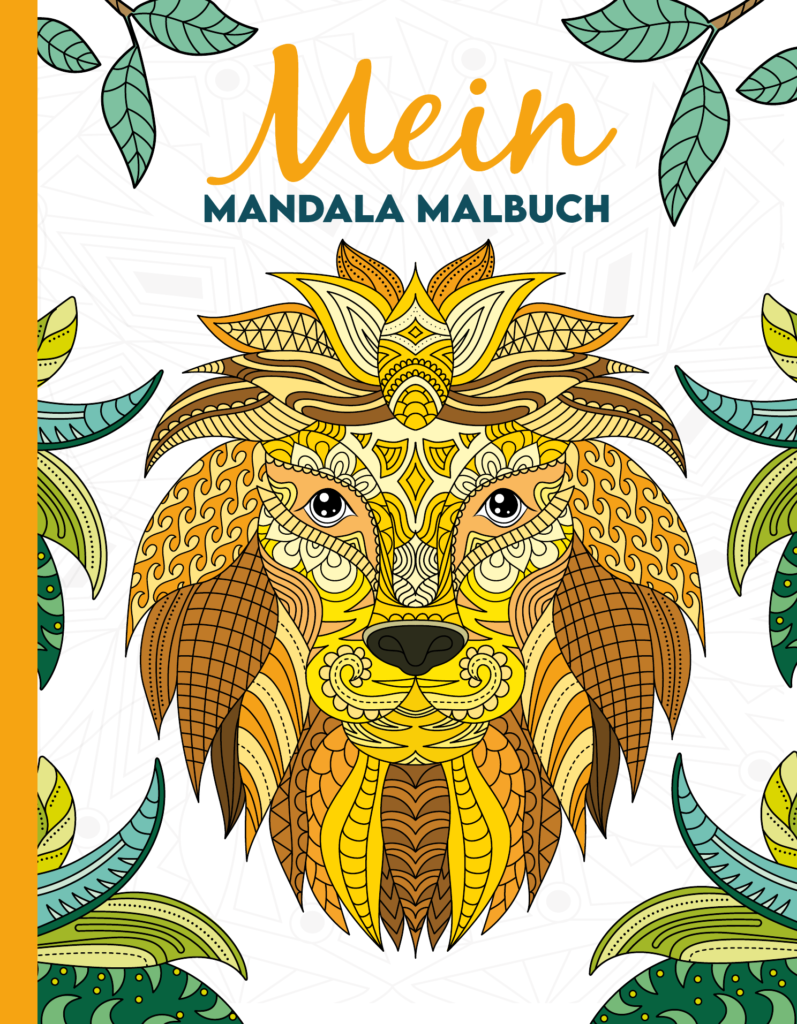 Mein Mandala Malbuch: 50 wunderschöne und einzigartige Tier - Mandalas für Kinder ab 8 Jahren zum Ausmalen und Entspannen.