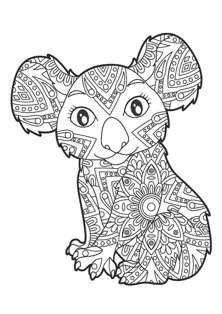 Mein Mandala Malbuch: 50 wunderschöne und einzigartige Tier - Mandalas für Kinder ab 8 Jahren zum Ausmalen und Entspannen.