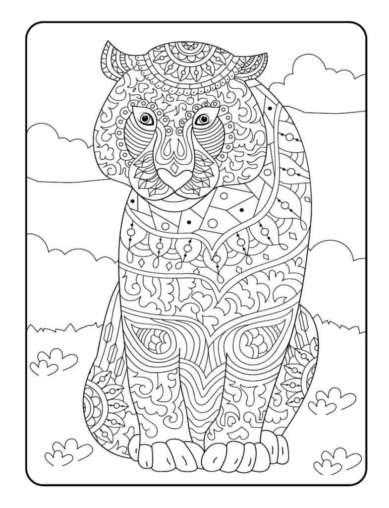 Mein tierisch tolles Mandala Malbuch: 55 wunderschöne und einzigartige Tier - Mandalas für Kinder ab 8 Jahren zum Ausmalen und Entspannen.