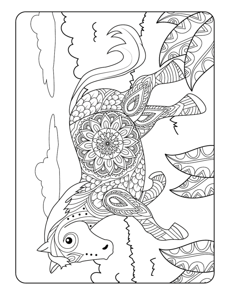 Mein tierisch tolles Mandala Malbuch: Kreativer Ausmalspaß mit 50 wunderschönen Tiermandalas für Kinder ab 4 Jahren