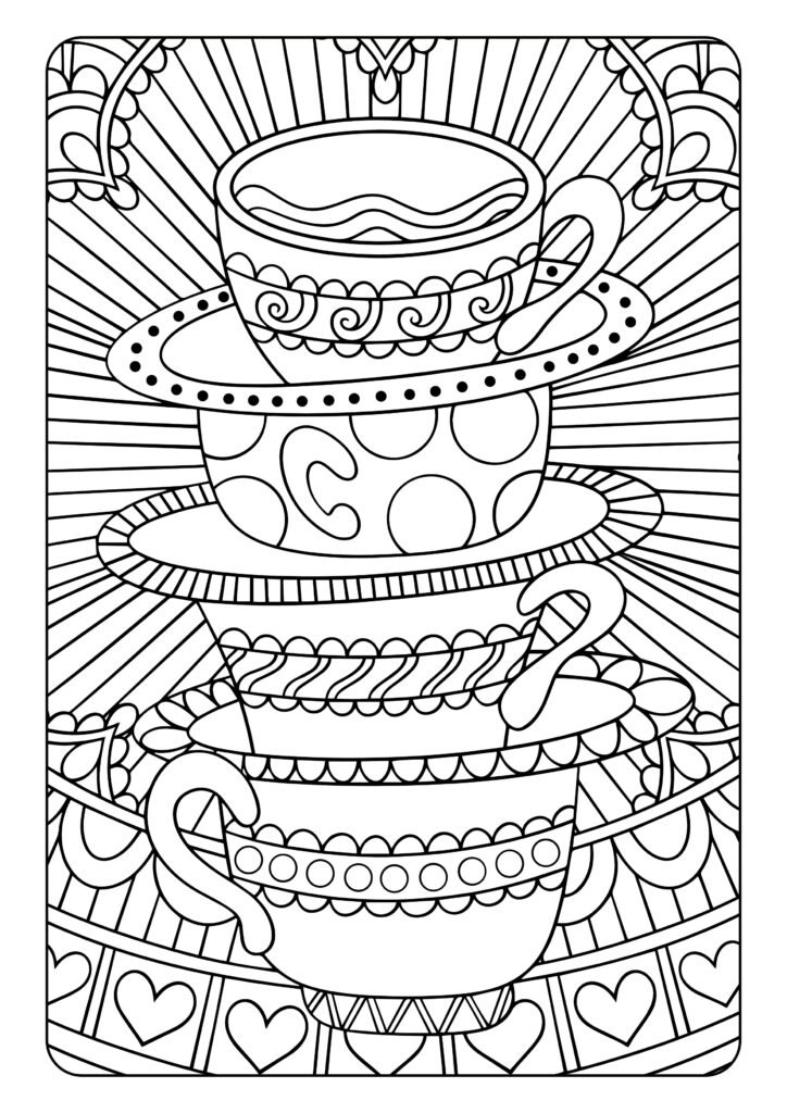 Alice: Das wundersame Mandala Malbuch für Kinder ab 8+ Jahren mit 50 Illustrationen aus der Welt von Alice im Wunderland.