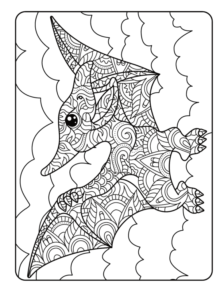 Mein dinotastisches Mandala Malbuch: 50 tolle Dino-Mandalas für Kinder zum Ausmalen und Entspannen.