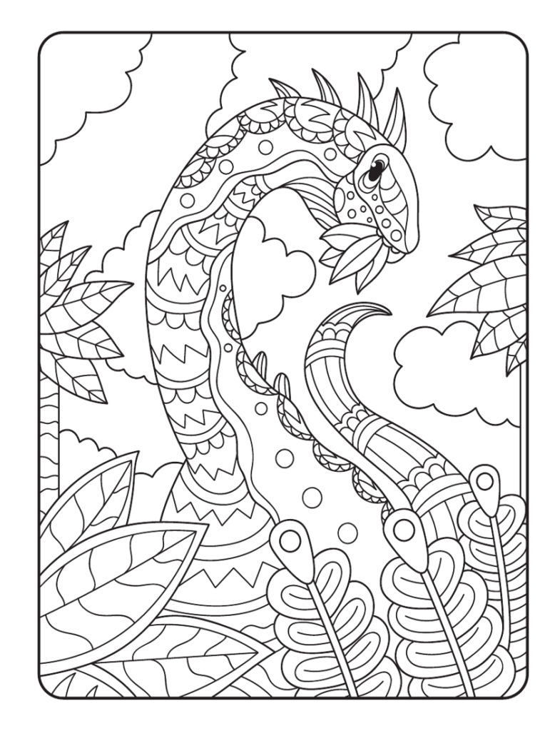 Mein dinotastisches Mandala Malbuch: 50 tolle Dino-Mandalas für Kinder zum Ausmalen und Entspannen.