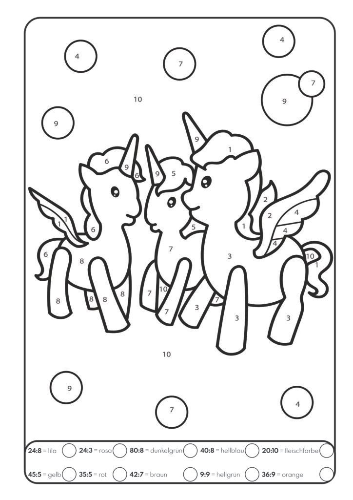 Malen nach Zahlen: Das kleine Einmaleins mit tollen Tiermotiven trainieren. (Rechenfreude, Band 5)