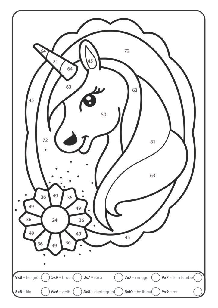 Malen nach Zahlen: Das kleine Einmaleins mit tollen Tiermotiven trainieren. (Rechenfreude, Band 5)