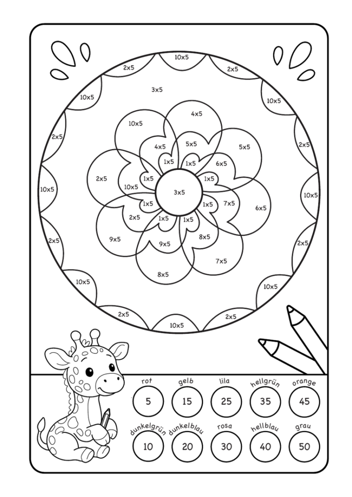Meine Rechenmandalas: Das kleine Einmaleins mit tollen Rechenmandalas trainieren!