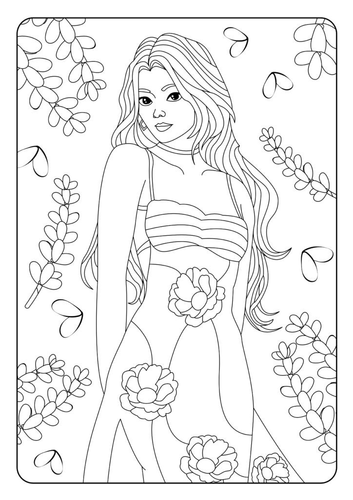 Einzigartig: Wenn der Buntstift auf den Catwalk trifft. Das kreative Malbuch mit 50 wunderschönen Illustrationen für modeverrückte Teens.