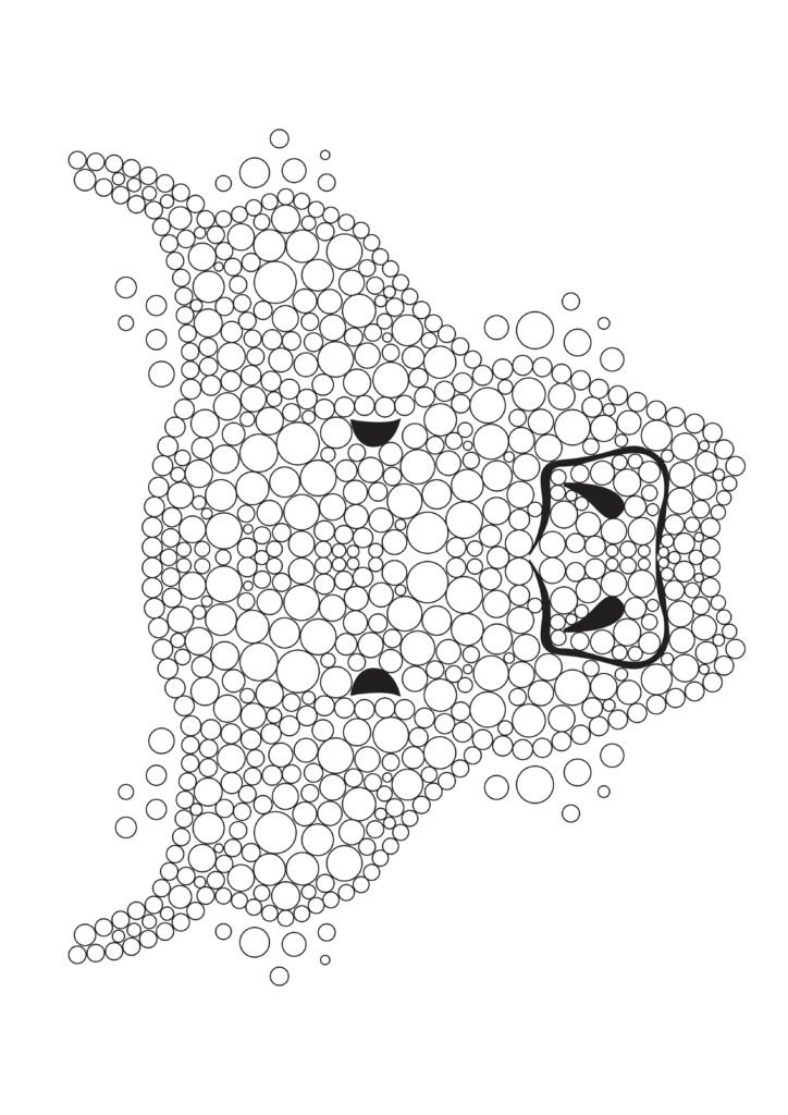 Zirkuläre Magie: Das etwas andere Malbuch mit 50 Tiergesichtern im einzigartigen zirkulären Stil. (Zirkuläre Kunst, Band 1)