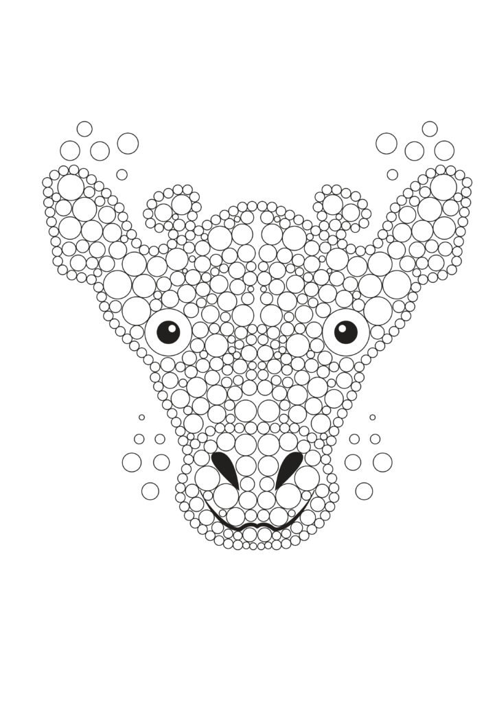 Zirkuläre Magie: Das etwas andere Malbuch mit 50 Tiergesichtern im einzigartigen zirkulären Stil. (Zirkuläre Kunst, Band 1)