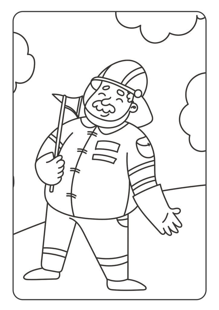 Mein schönstes Malbuch: 50 wunderschöne Feuerwehr-Motive zum Ausmalen und Entspannen für Kinder ab 3 Jahren.