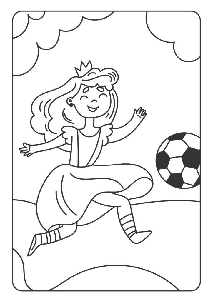 Mein schönstes Malbuch: 50 wunderschöne Prinzessinnen-Motive zum Ausmalen und Entspannen für Kinder ab 3 Jahren.