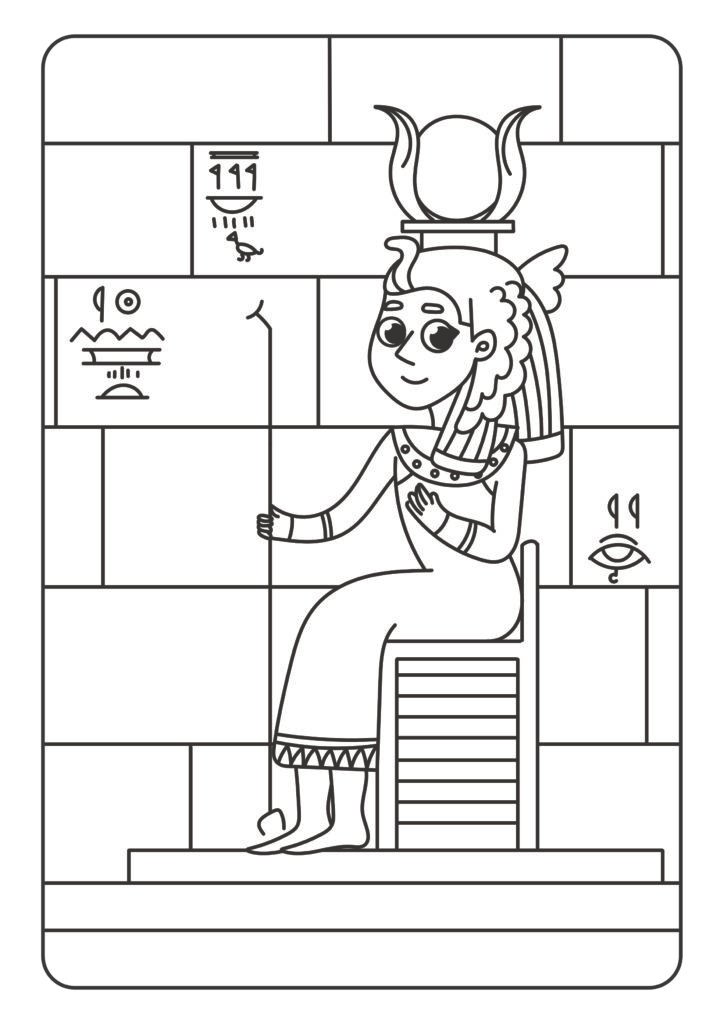 Mein schönstes Malbuch: 50 wunderschöne Ägypten-Motive zum Ausmalen für Kinder ab 3 Jahren.