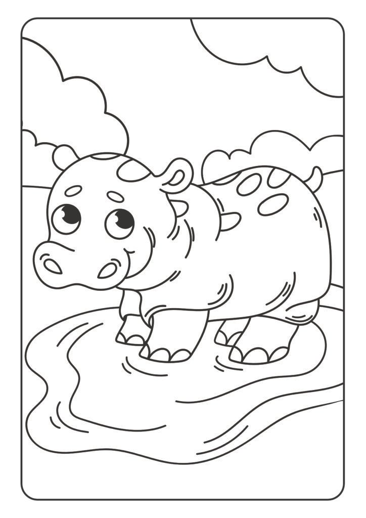 Mein schönstes Malbuch: 50 wunderschöne Tier-Motive zum Ausmalen für Kinder ab 4 Jahren.