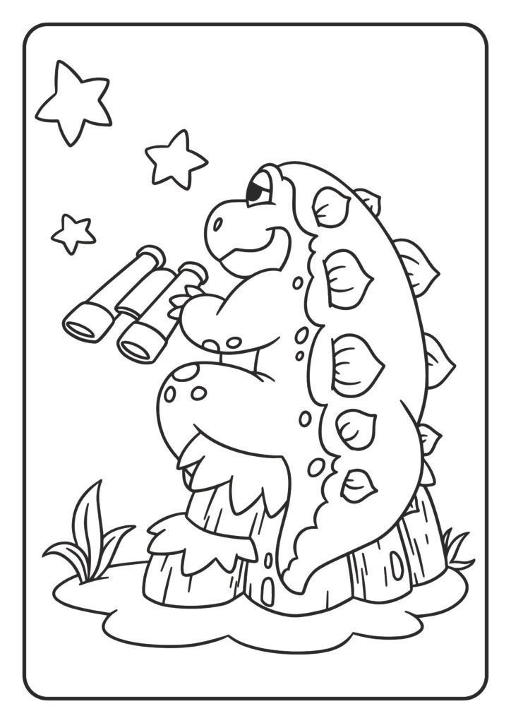 Mein super lustiges Dino Malbuch: 50 super lustige Dinos zum Ausmalen für Kinder ab 4 Jahren! Als Kopiervorlage für PädagogInnen geeignet! (Super lustiges Malen, Band 1)