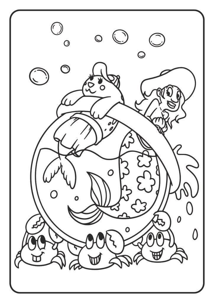 Mein super lustiges Meerjungfrauen Malbuch: 50 super lustige Meerjungfrauen zum Ausmalen für Kinder ab 4 Jahren! Als Kopiervorlage für PädagogInnen geeignet! (Super lustiges Malen, Band 2)