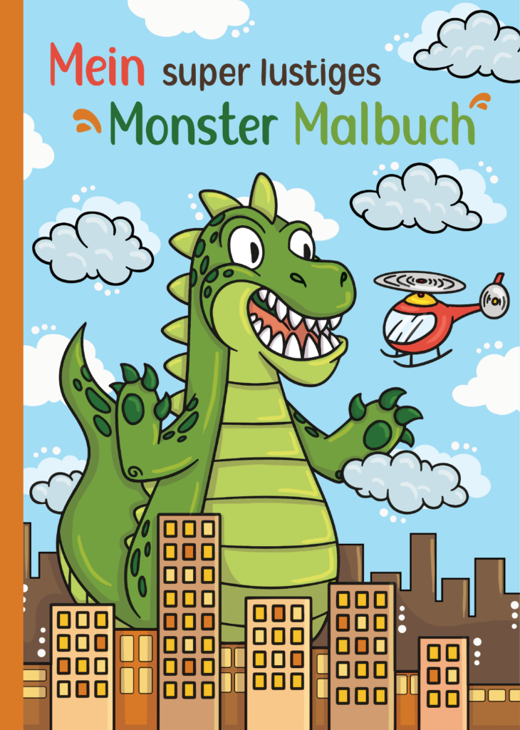 Mein super lustiges Monster Malbuch: 50 super lustige Monster zum Ausmalen für Kinder ab 4 Jahren! (Super lustiges Malen, Band 6)