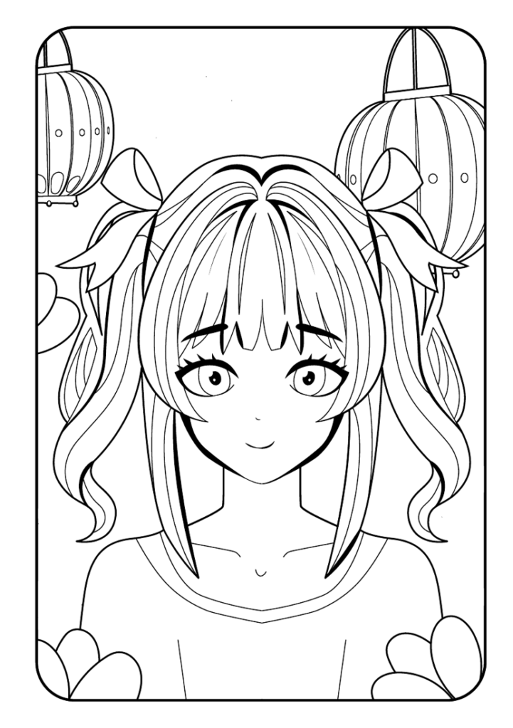 Mein Manga Malbuch: Ein Malbuch für Mädchen ab 8 Jahren mit 50 Manga-Motiven zum Ausmalen und Entspannen.