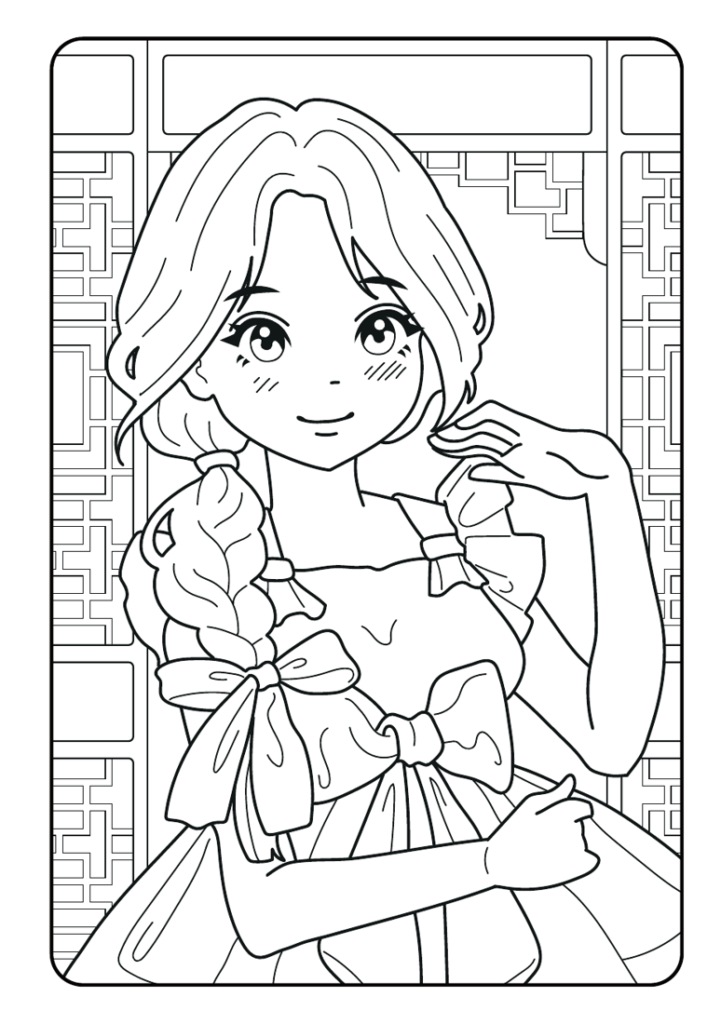 Mein Manga Malbuch: 50 wunderschöne Manga-Motive zum Ausmalen und Entspannen – das ideale Geschenk für kreative Köpfe und angehende Künstler*innen.